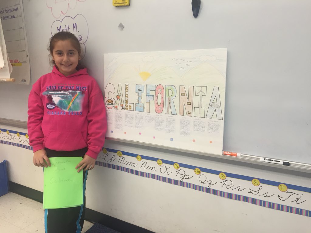 3rdwithStonier's tweet photo. We love our state projects! #stateexperts everyone worked hard and they came out great! https://t.co/9gugcKeKTY