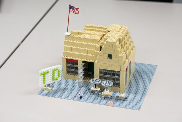 OPEduFoundation's tweet photo. These were the two winners for the landmark building competition at LEGOpalooza. Can you guess what they are? https://t.co/xD1xoZM6Ii