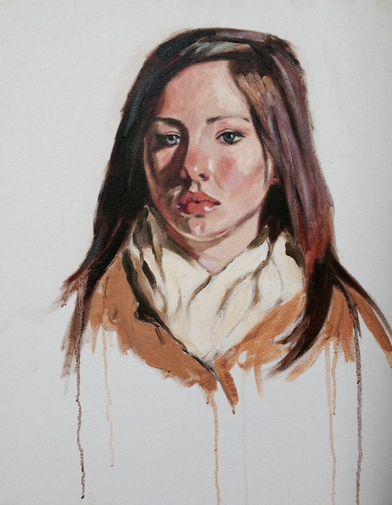 SamArtisn's tweet photo. Portrait painted from life. 2014 https://t.co/wMgFH02QXn