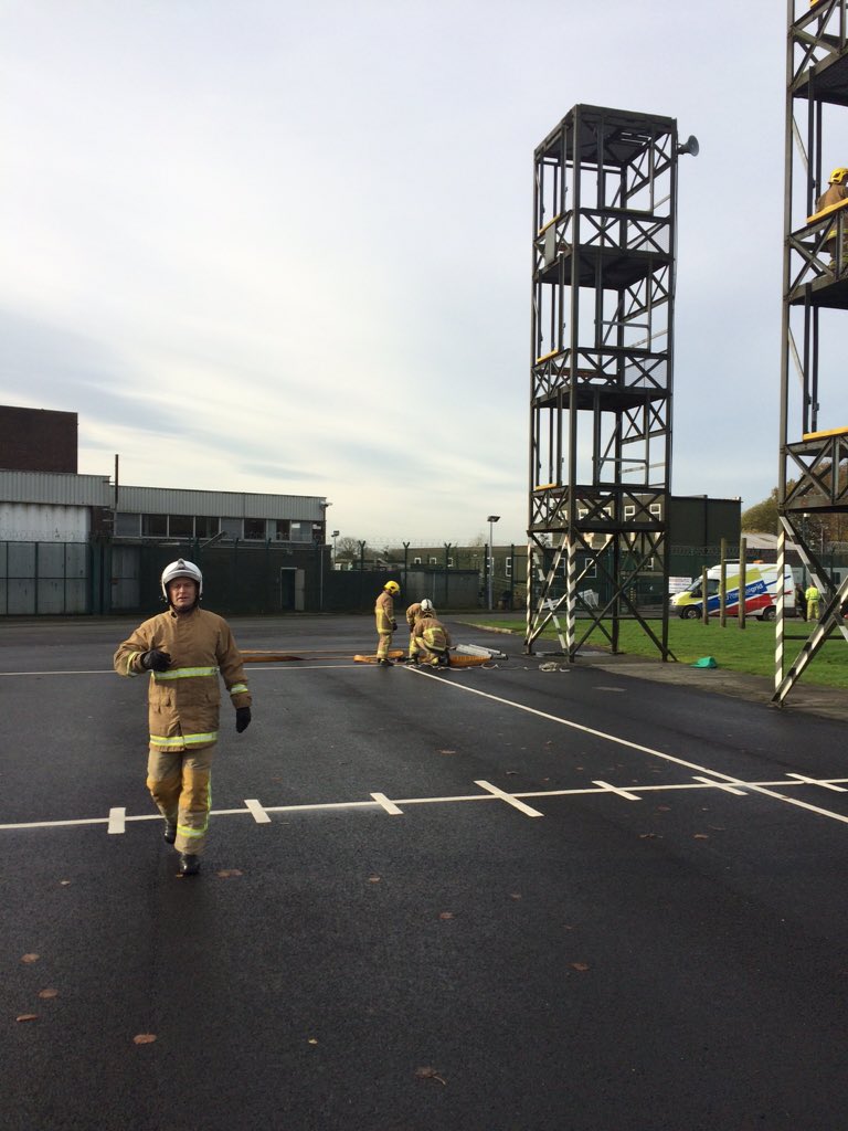 LfrsStc's tweet photo. RDS recruits day9 ready for inspection. Assessment day today ladders, pumps knots all assessed #practicallydone! https://t.co/pTjrCUCZYI