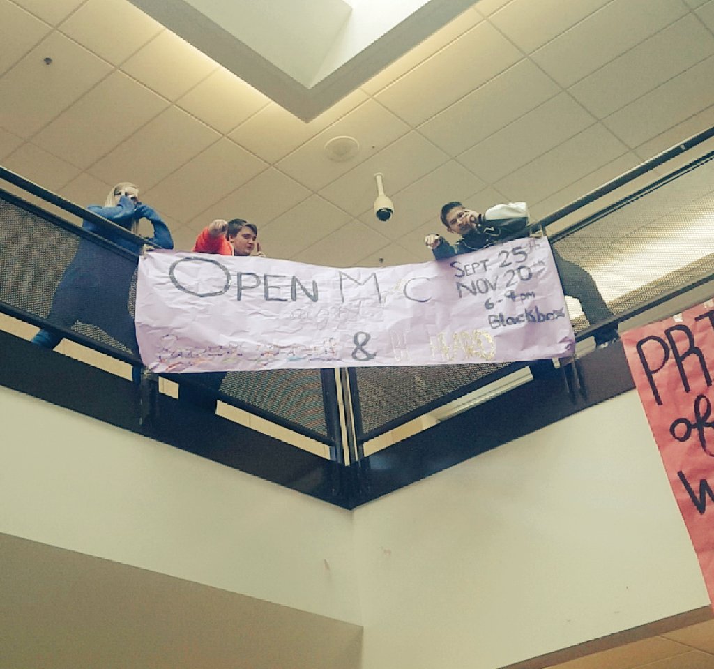 CreateWriteVvhs's tweet image. Awkward angles, coolest writers, and pure creativity😎 . Come share your story @ open mic Nov. 20th🔥