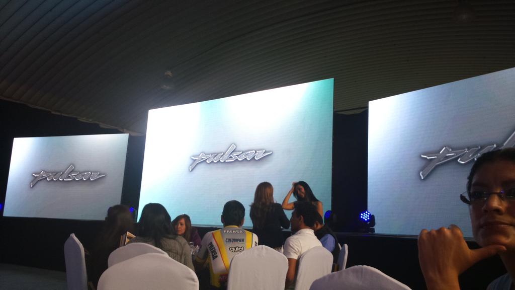 JerenyLopez's tweet image. Listos para la conferencia a la prensa de @masesamotos presentando las nuevas #PulsarRS y #PulsarAS