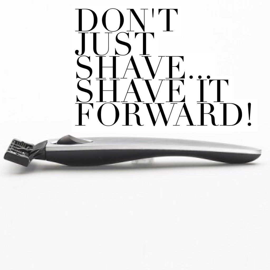 GoodShave's tweet photo. With #GoodShave, when you buy a razor, we also donate a razor to a homeless shelter or foodbank. #ShavingItForward https://t.co/cTbTfLlNad