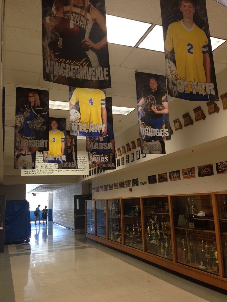 Toddscottfoxc6's tweet photo. Senior sports banners are up! How cool are these! #SHSJaguars @CheapSeatsPhoto https://t.co/v6AkwgxTLe