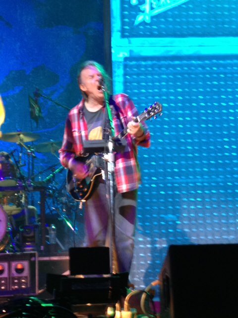 Happy 70th birthday to Canadian music legend Neil Young! I took that picture by the way. 