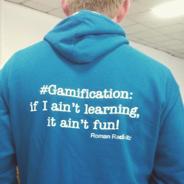 playFunBox's tweet photo. GamificationWordCongress in just one statement: @RomanRackwitz #GWC15 https://t.co/951O1SkRGy