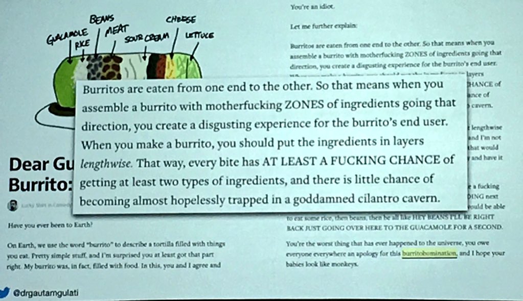 'This is #healthcare' <a href="/drgautamgulati/">Dr.G Gulati | Doctor + Designer</a> from <a href="/unusualinc/">We Are Unusual</a> on need for integrated #care #xmed <a href="/singularityu/">Singularity</a>