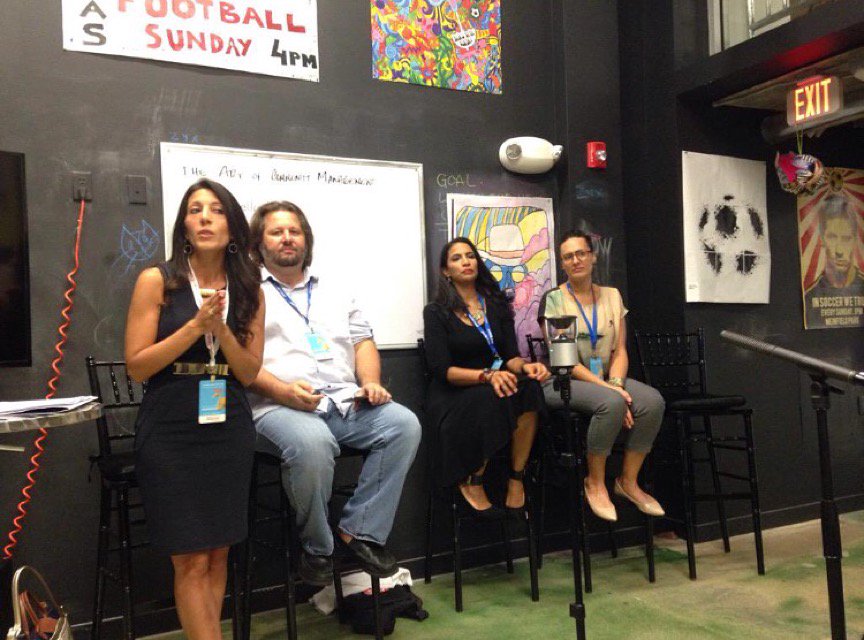ARS_Miami's tweet photo. #TBT to @SMWmiami  and our amazing Art of Community Management Panel!
#ARSAdvertising #SocialMedia #Agency https://t.co/5pXX3WnI86