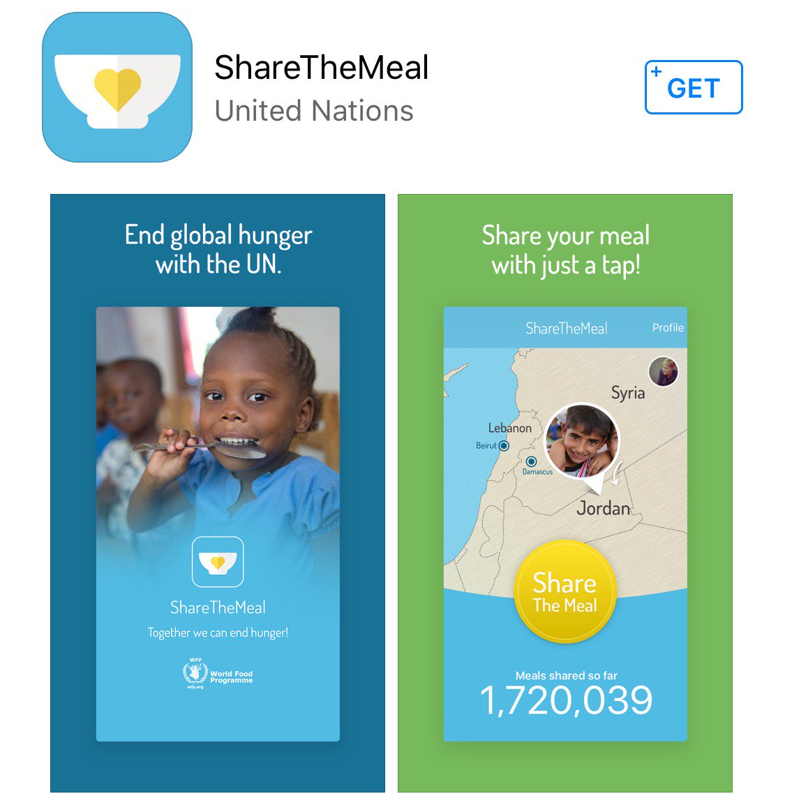 هل حملت التطبيق لتساعد طفلا سوريا لاجئا؟ 
خمسون سنتا توفر الغذاء لطفل لمدة يوم
<a href="/WFP_AR/">CryptoHunter</a> ow.ly/UzUhw