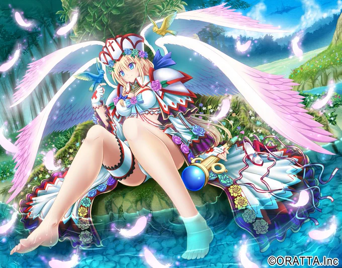 コロプラ、ORATTA提供による装備破壊型カードバトルRPG 『クロリス・ガーデン』に描かせていただきました。ヒップは一枚だけですまん!#クロリス・ガーデン #いいヒップの日 … 