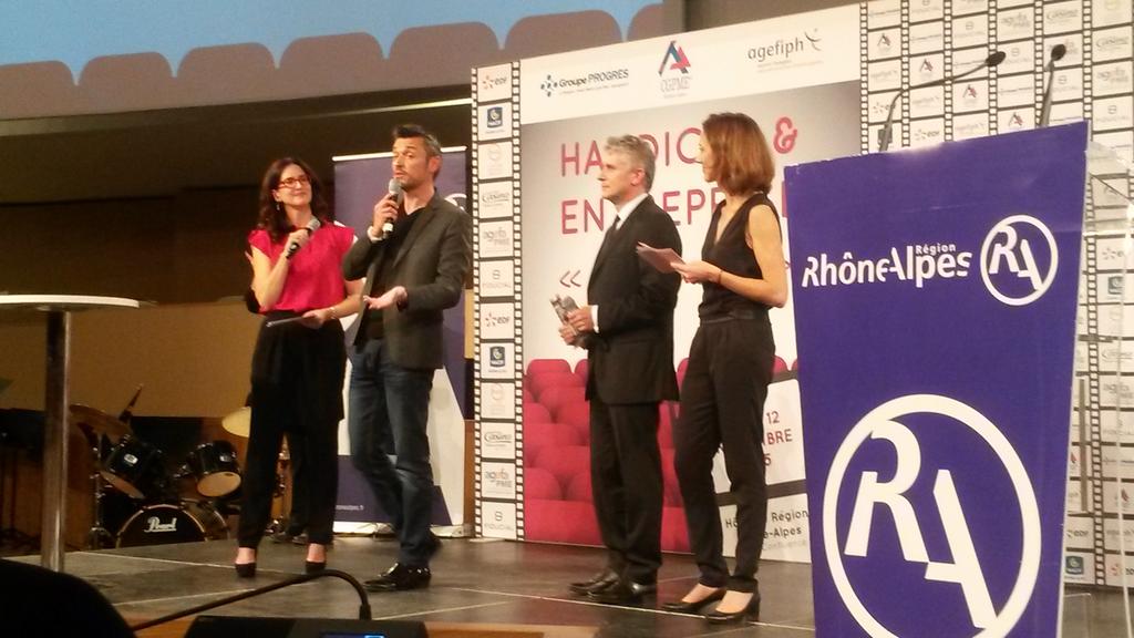 Agefiph_'s tweet photo. La palme coup de coeur du Jury remportée par @Talenteo @stephaneriviere #he2015 #emploi #handicap @SoireeHandicapE https://t.co/jLpvMr7VFm