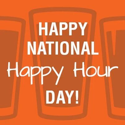 BurgerTapShake's tweet photo. BREAKING NEWS: It's National #HappyHourDay! Ours starts at 3. You know what to do. https://t.co/1BCrx7X5Ss