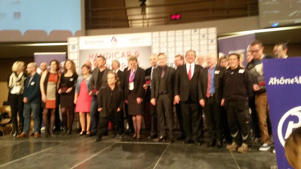 Agefiph_'s tweet photo. Bravo à toutes les entreprises! @SoireeHandicapE #he2015 #handicap #emploi https://t.co/XwQ6EHhdGT