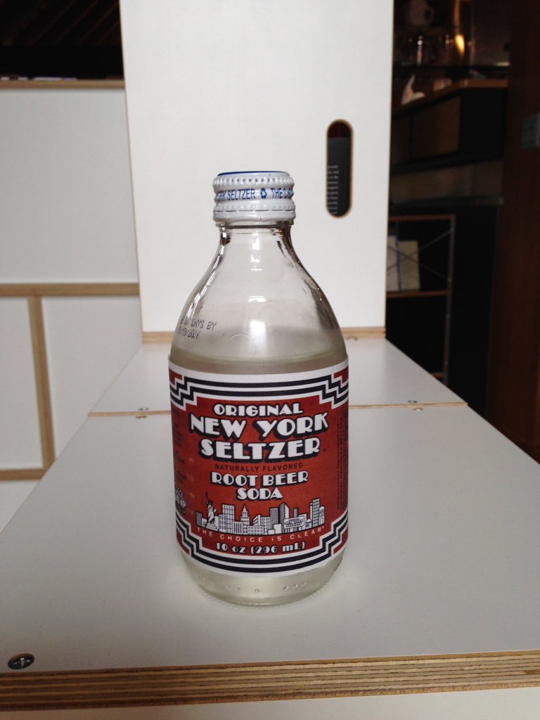 Best clear root beer I've ever had! And that bottle design is superb. It's the ideal amount of fizz! <a href="/DrinkONYS/">New York Seltzer</a>