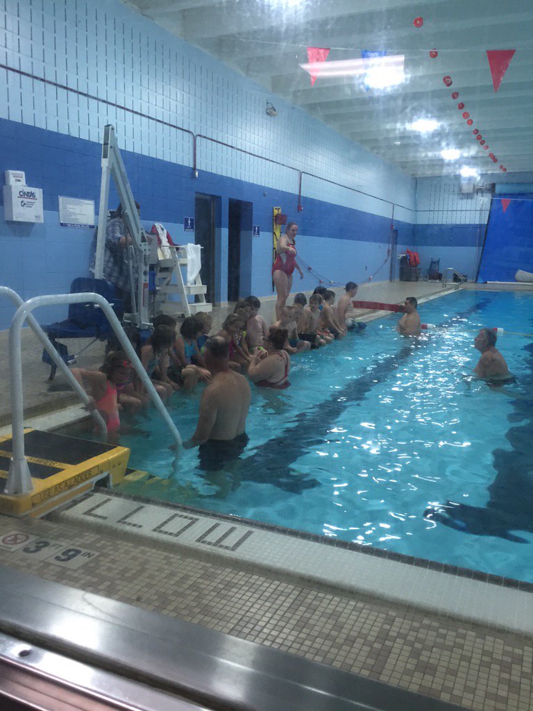 2-C's first day of swimming! Everyone is very excited! :)