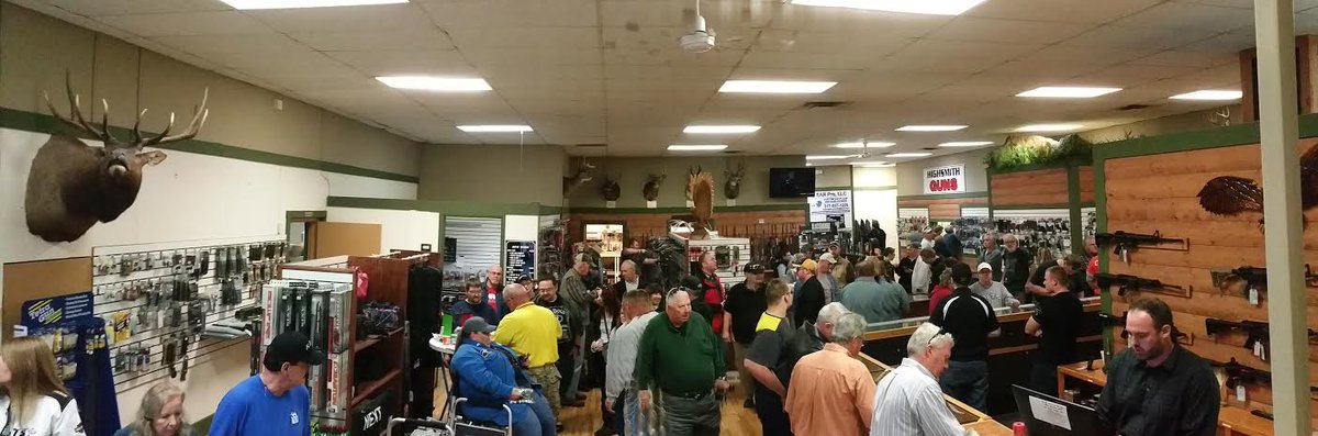 highsmithguns's tweet photo. A pic of the turnout from our Annual Freedom Celebration! Thanks again to everyone who came out for the festivities! https://t.co/EtND6xfeXI