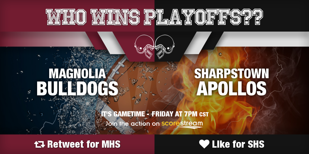 MicheleSStream's tweet photo. Who wins??
Retweet for Magnolia (@themagnoliahigh)
Like for Sharpstown
Get the app 🏈 https://t.co/Qw4B57gEUU https://t.co/zmO19F1U2i