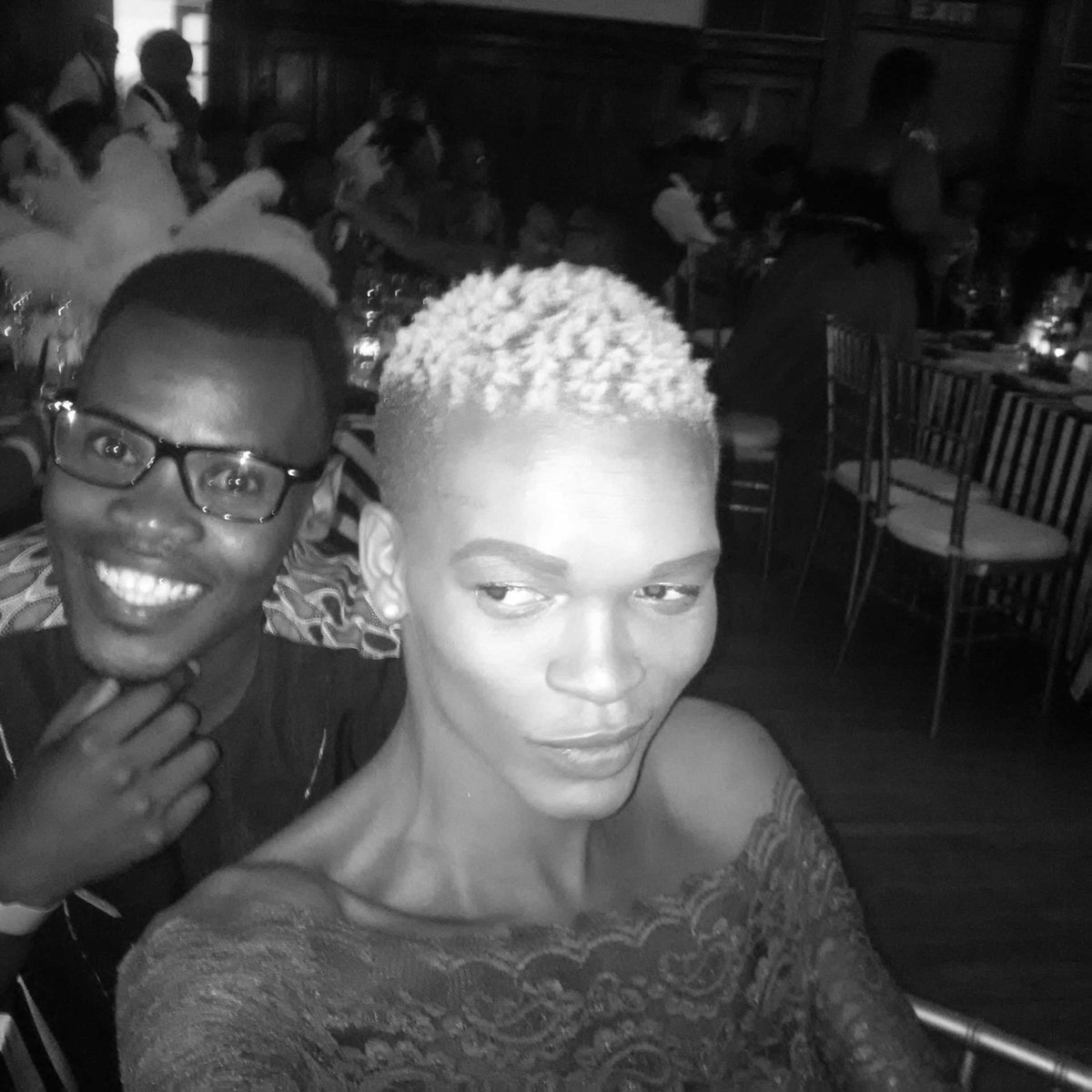 I was like @WandaNHMchunu stop! Haha...but then there was camera, couldn't laugh. #LoveLivesHere #ChevyFeathers2015