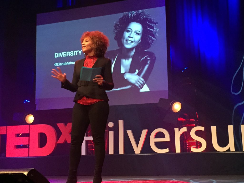 Goed dat Diana Majoor haar eigen 'struggle for diversity' nu actief uitdraagt. Krachtige vrouw! #tedxhsum