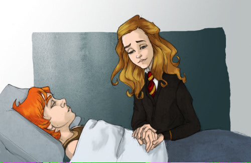hpships's tweet photo. Romione fanart post 1/3 https://t.co/LBdC4kDDT6