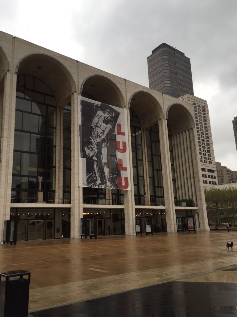 So happy to be auditioning again in NY! #met opera