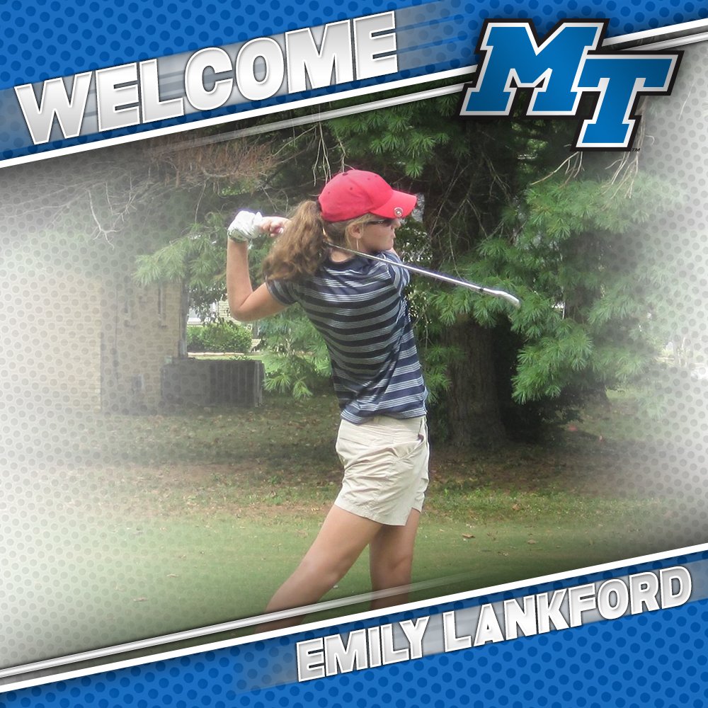 MT_WGolf's tweet photo. Meet Blue Raider signee Emily Lankford, a Top 10 finisher in the 2015 AHSAA 6A-7A State Championship! #TrueDrive https://t.co/e14oqh8IFP