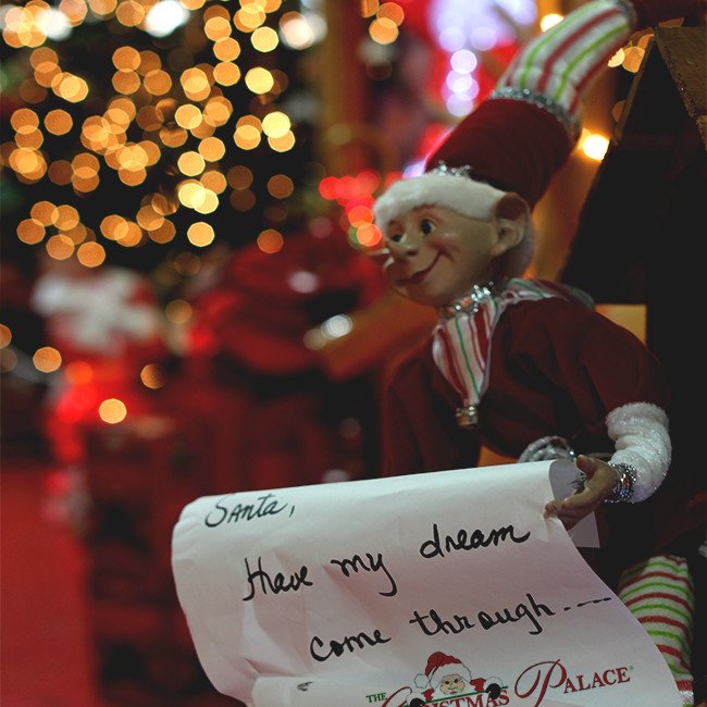 Dreams and wishes do come true. Just make sure to ask Santa! #ChristmasPalace