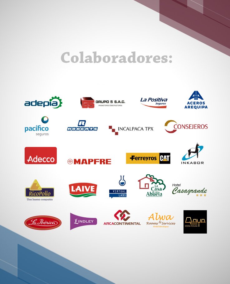 CARA_Arequipa's tweet photo. Agradecemos el valioso apoyo a todos nuestros Colaboradores de la IX edición de CARA https://t.co/HgJZO4fdBV
