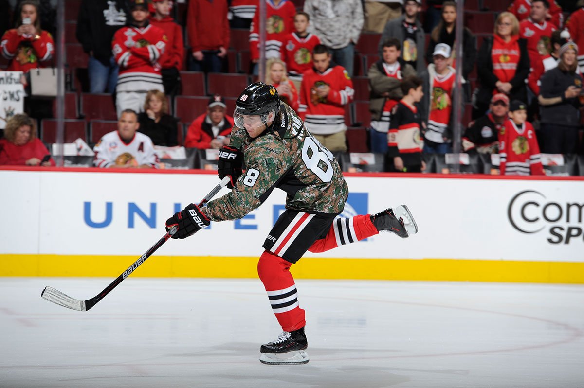 Chicago Blackhawks on X: The #VeteransDay camouflage jersey auction is  live! Proceeds benefit @USO_of_Illinois:    / X