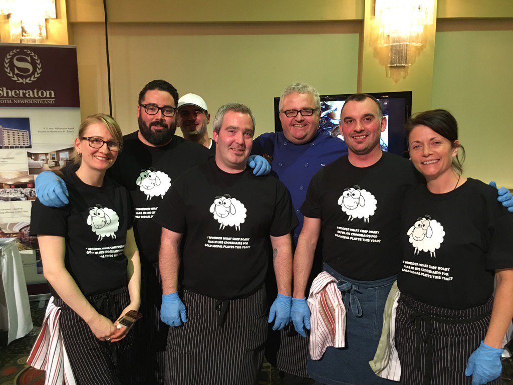 Silver winner! Chef Roary MacPherson of Oppidan @GoldMedalPlates St. John's 2015! #NLFood