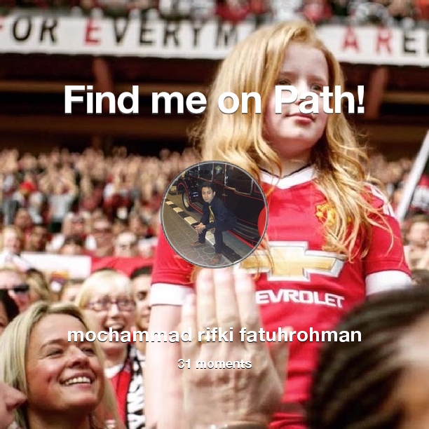 MochammadR93's tweet photo. I've shared 31 memories with my friends on #Path - see them now at https://t.co/dsa4BqiDfy! #thepersonalnetwork https://t.co/vaXSBinltx