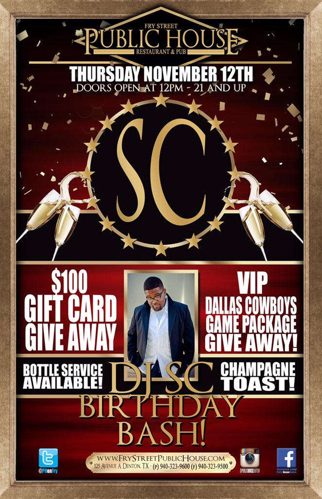 I'll be slinging drinks tonight! It's DJ SC's bday so you know it will be a party!