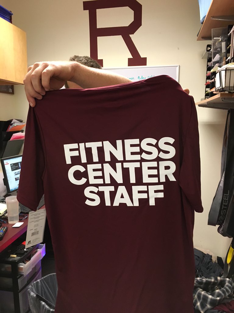Redlands_Equip's tweet photo. Check out the NEW @RussellAthletic dri-power tees for Fitness Center staff. #lookgoodworkgood #URDAWGS https://t.co/xP76b1T49Z