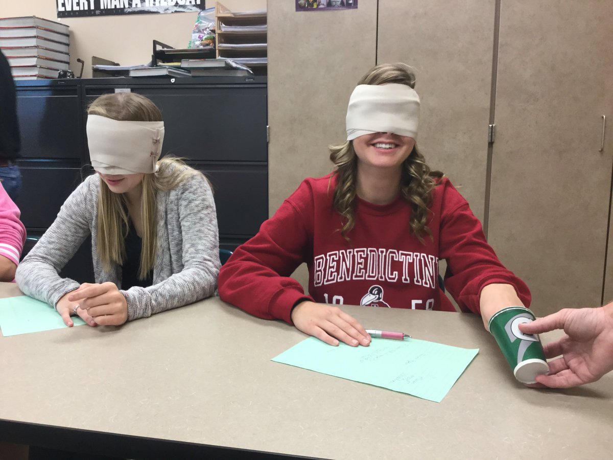 Alley_JHHS's tweet photo. Psychology - studying Sensation and Perception - We played "Feely Cup" today. The Champion feeler was @marleymay_30 https://t.co/WC2yqu5pSD