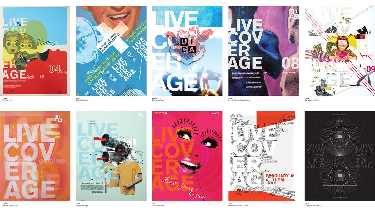 ConduitStudio's tweet photo. We're excited to kick off our 13th year designing @UICA Live Coverage. #Design #Poster https://t.co/PC1FvvgXut