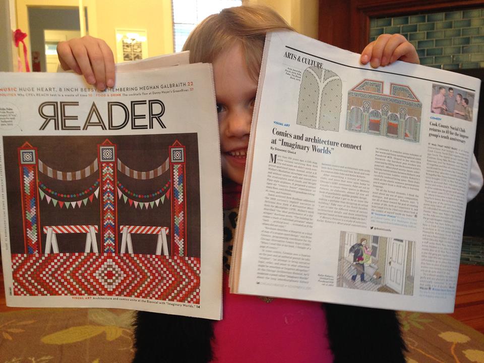 CAKEchicago's tweet photo. We're on the cover of @Chicago_Reader! Thanks @KeilerRoberts for the lovely photo of Xia with @EdieFake 's cover! https://t.co/4DVmBBToBJ