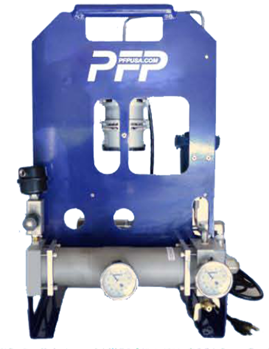 pfpusa's tweet photo. #PFP most recent Solution: #membrane #purificationsystem to remove moisture, particulate &amp; gases from 80gal gearbox! https://t.co/JTSxiVzTHu