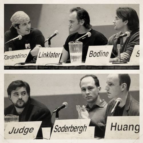 #TBT 97 Before #TheDirectorsChair I gathered Tarantino Kevin Smith Soderbergh Mike Judge Linklater for a <a href="/sxsw/">SXSW</a> Panel