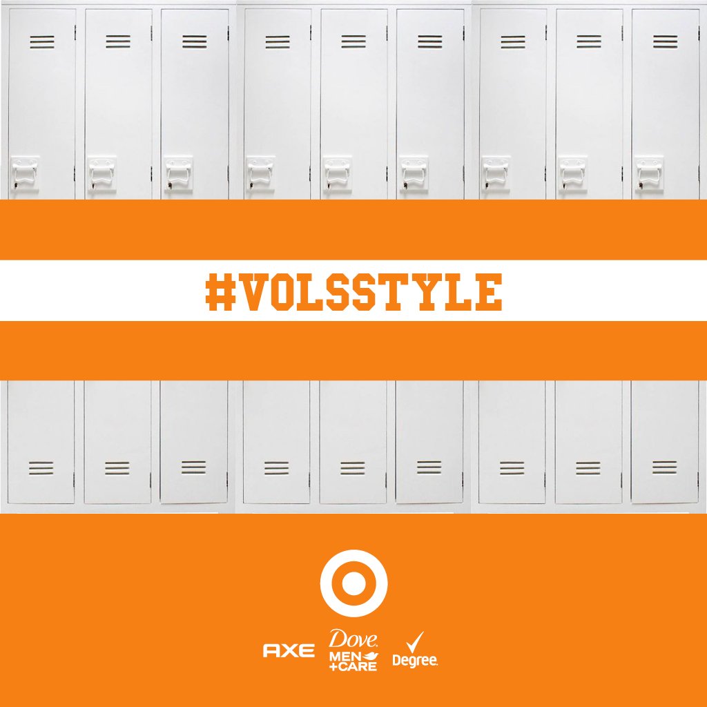 VolNetwork's tweet photo. Spot @Target &amp; @Unilever on campus tomorrow. #VolsStyle to unlock a series of giveaways from our roving lockers! https://t.co/VbgkcBNTHx
