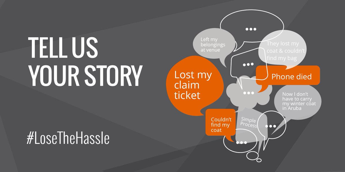 Chexology's tweet photo. Tell us your story. Lost coat? Dead phone? Can't find your bag? Talk to us and we'll find a solution #LoseTheHassle https://t.co/IyYIwpD4NL