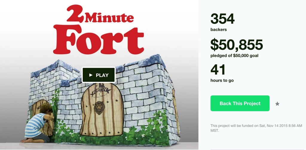 FortsyForts's tweet photo. We've made it!!! Still 41 hours left to snag a sweet early bird deal. https://t.co/GkLhifcRvX https://t.co/hL29DVIYJX