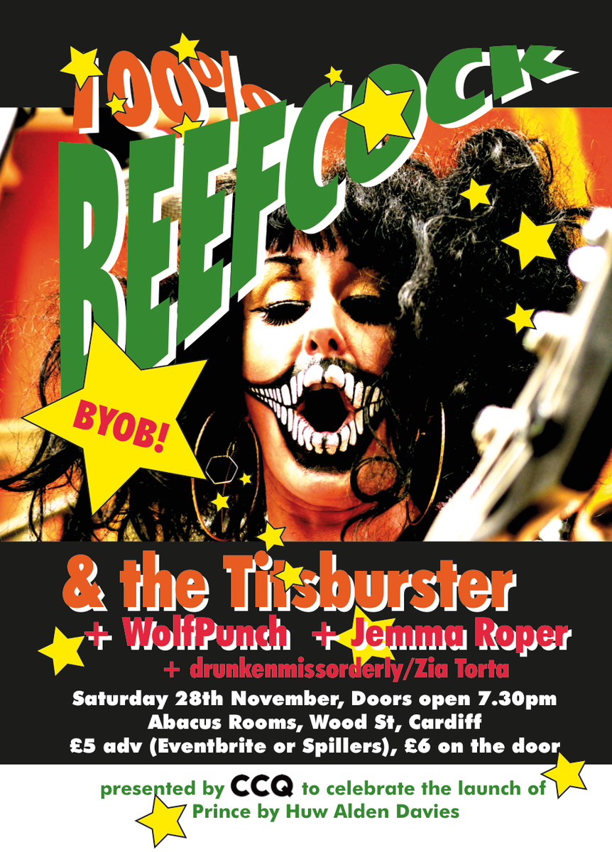 CCQ presents: <a href="/100Beefcock/">100% Beefcock</a> <a href="/WolfPunchUK/">WolfPunch</a> @roperama + Huw Alden Davies 📷🎸🍺 <a href="/theabacusrooms/">The Abacus</a> bit.ly/1WiaRiZ