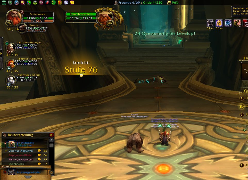 WoW_Omme's tweet image. #warcraft #levelup #level76 #steinbrueck !