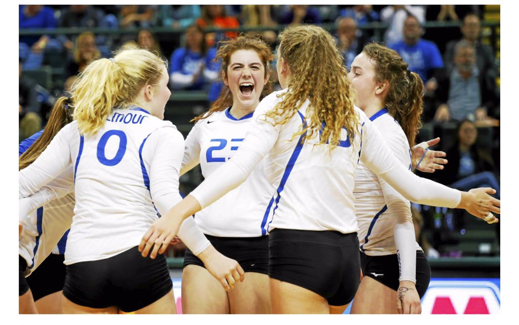 GALancerVB's tweet photo. @GALancerAD @OrchardNate @Danny_Shelton55 @pkruger99 off to the state finals! #finals #team #WeAreGilmour https://t.co/rjOod6k0mQ