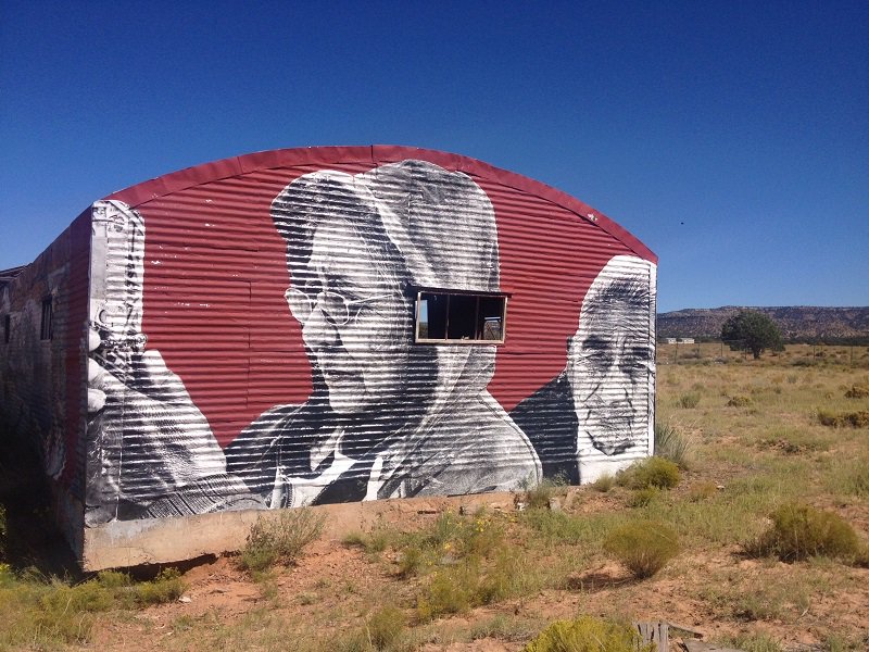 galluplibrary's tweet image. Artist/Activist/Doctor Chip Thomas coming to OF Library TODAY at 6pm #NAHM #ChipThomas #PaintedDesertProject