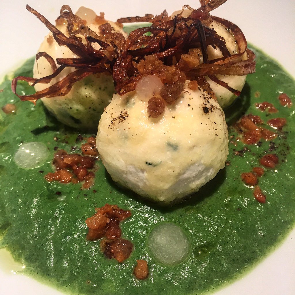 chefmunchel's tweet photo. #gnudi #nettles #facebacon #countinghouse #21cdurham #durham #durhamfood https://t.co/gFm5wqex1W