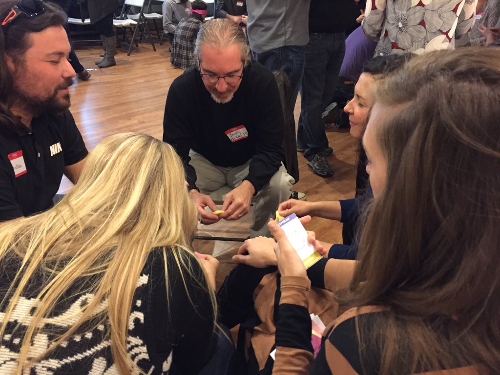 jjwestenskow's tweet image. How to think like a game designer workshop with @SpaceLabCO #edchat #playmatters