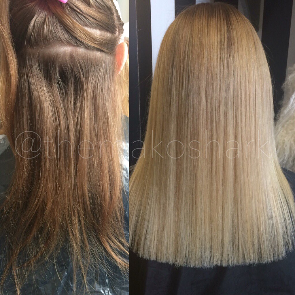 themakoshark89's tweet photo. #colourcorrection #olaplex #extensions #beforeandafter #colourprocess #extensionsblended #colourmelt #colourtecnique https://t.co/lcIvGoVNe9