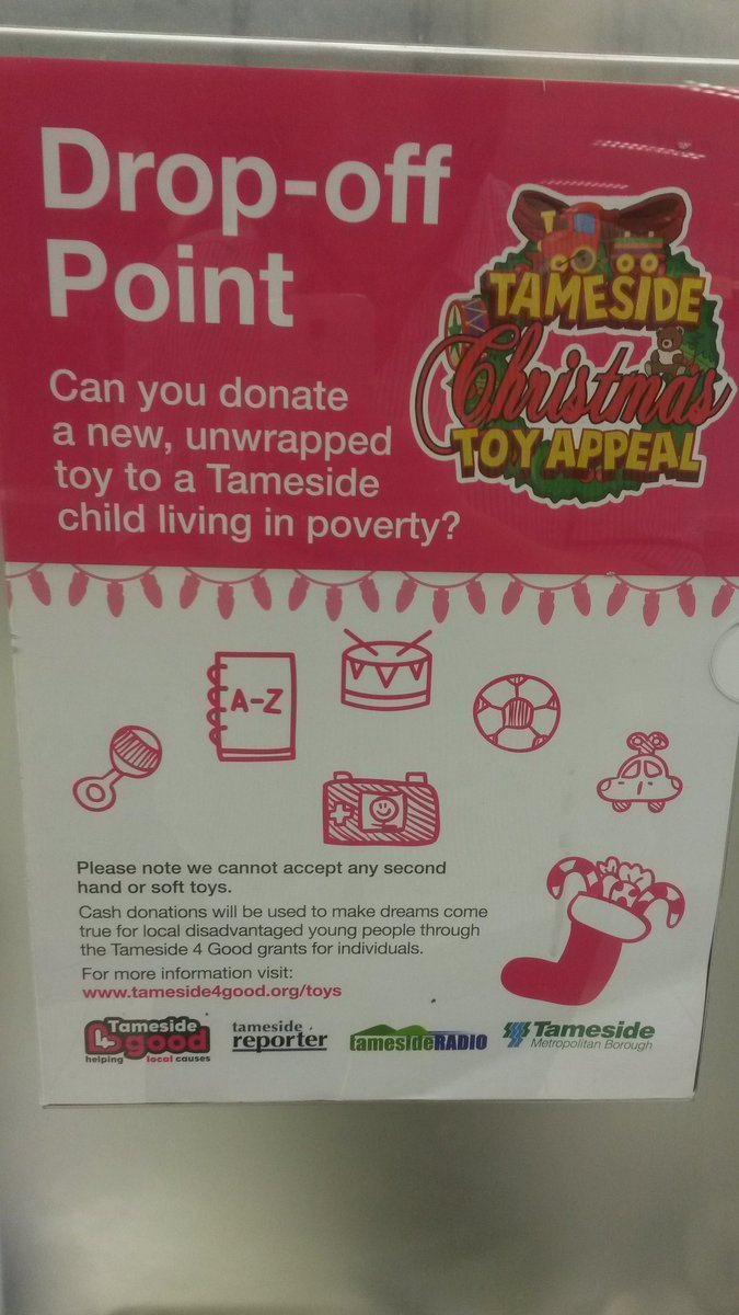 So proud and honoured to be supporting the Tameside Toy Appeal. <a href="/DomCarey1/">Dominic Carey</a> <a href="/janice_hislop/">janice hislop</a> <a href="/samwilson280/">sam wilson</a> <a href="/zoeholden3/">zoe holden</a>