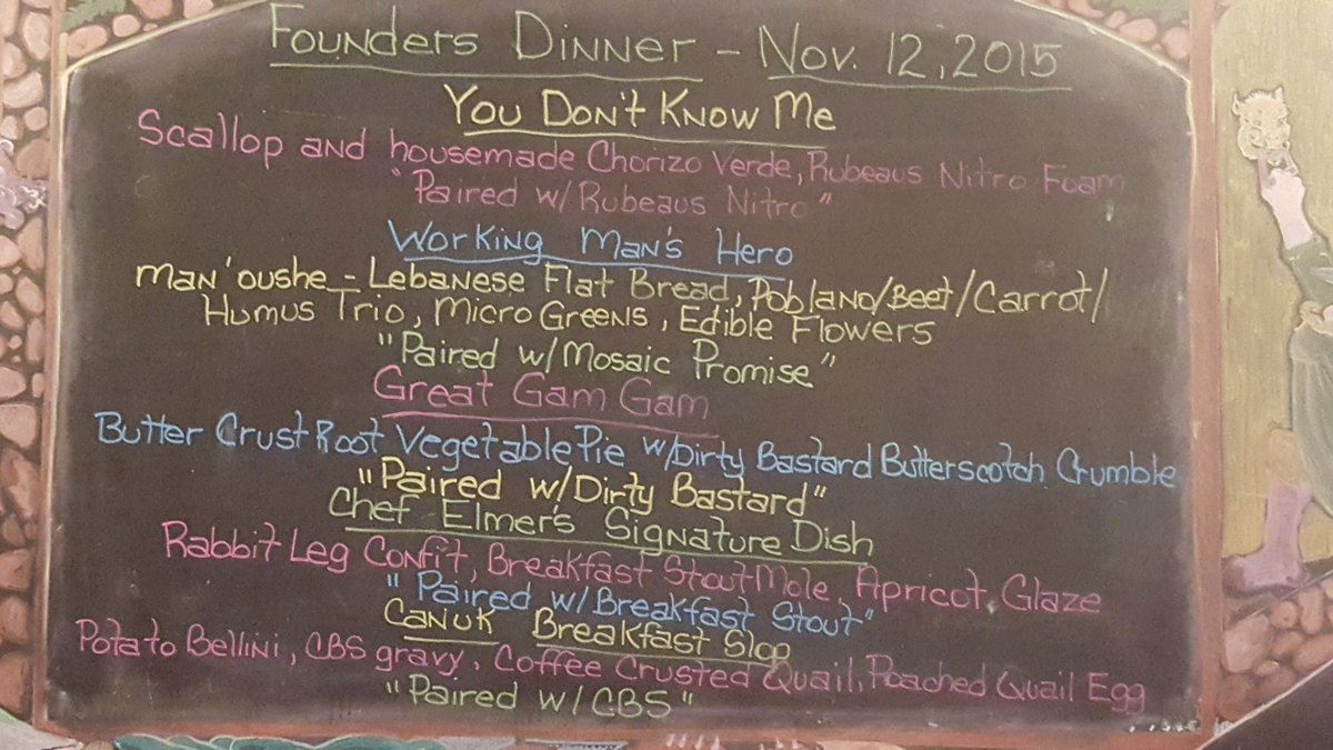 JenLovesBeer's tweet photo. Getting pumped for our @foundersbrewing Beer Dinner @JK_ODonnells! @CraftBeerAdamL @CraftBeerBrett @CavBeer_IN https://t.co/vNSTLl3OoX